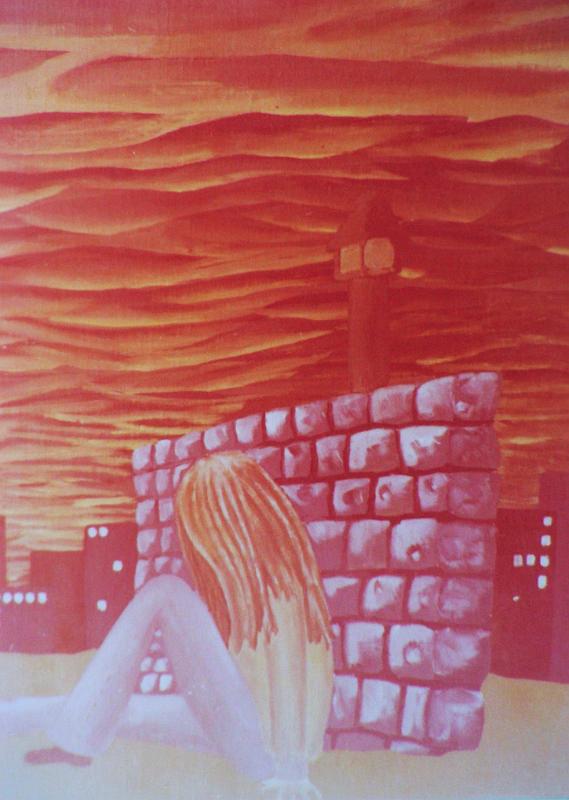 Allein, 1973, Öl-Leinen, 50x70.jpg